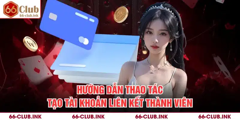 Hướng dẫn thao tác tạo tài khoản liên kết thành viên